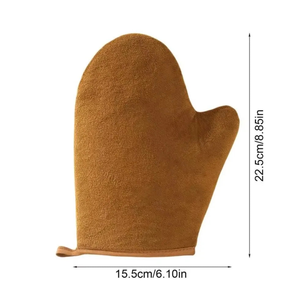 3-In-1 Body Lotion Glove Makeup Applicator Reusable Hands Applicator Bath Cleaning Tools Double-Sided Prevents Sticky