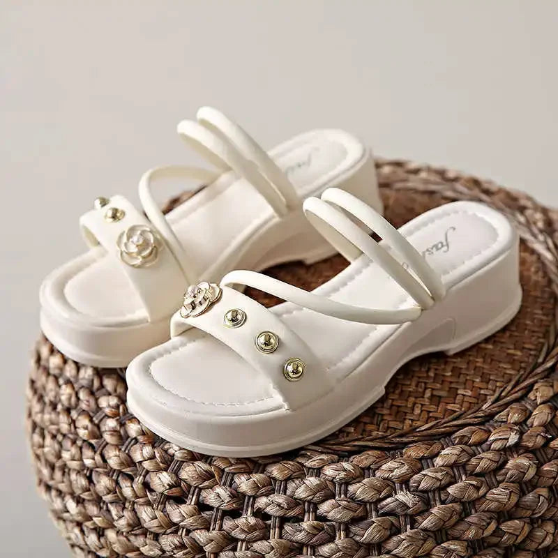 Ventilation Slip-resistant Shose For Women Cute Slippers Shoes Clear Sandals For Women Sneakers Sport Tenks High-level