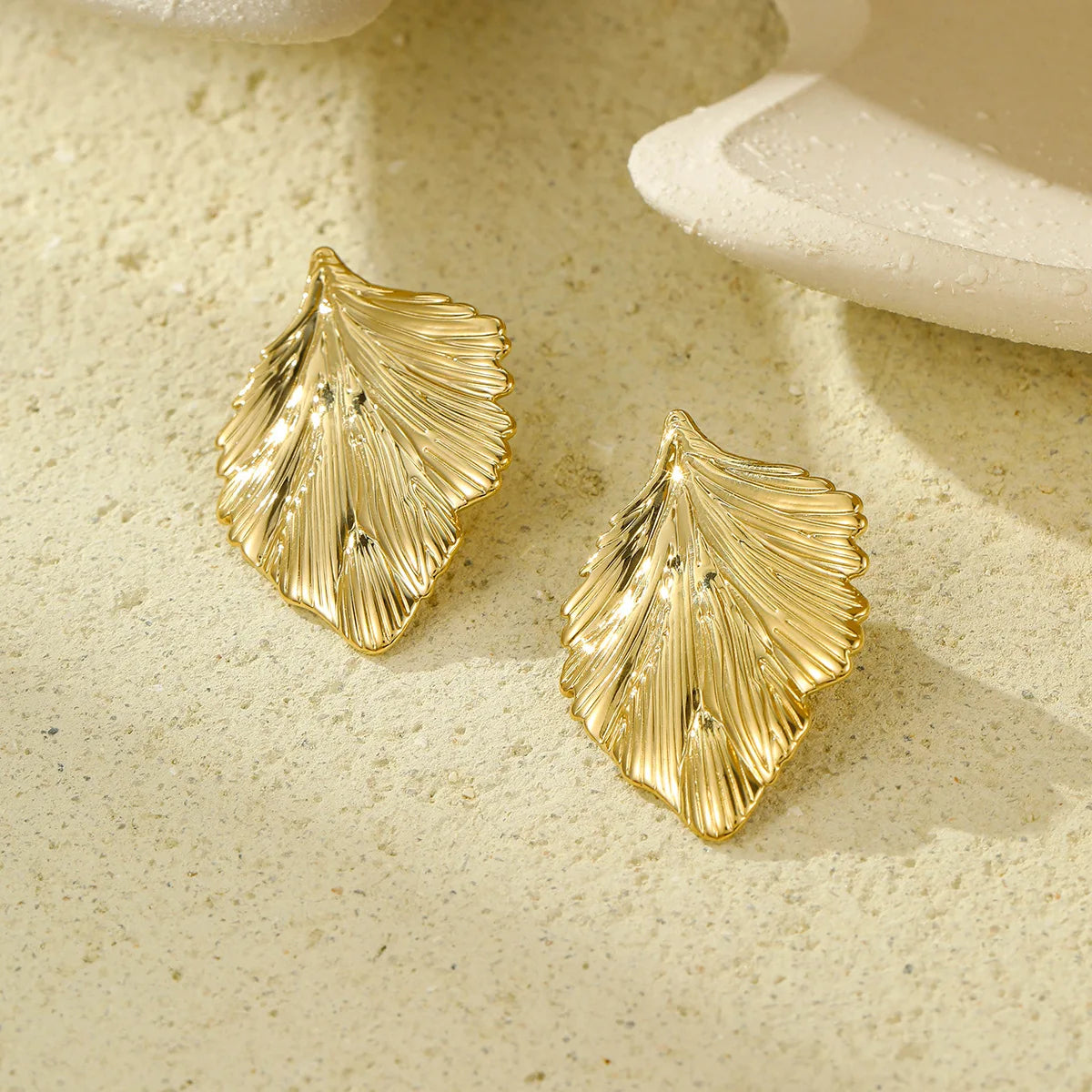 New Trendy Stainless Steel Butterfly Stud Earring Charm 18K Gold Plated High Quality Statement Waterproof Jewelry Gift