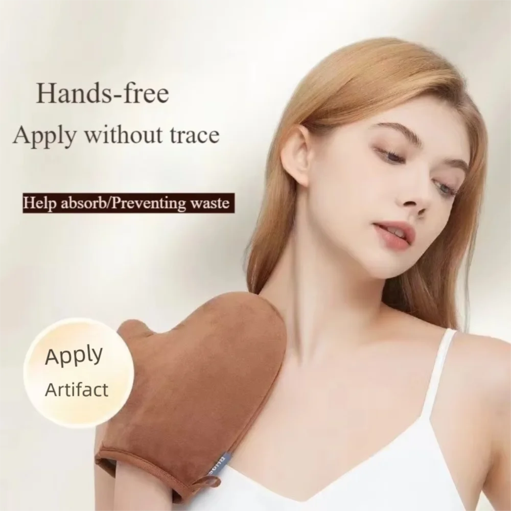 3-In-1 Body Lotion Glove Makeup Applicator Reusable Hands Applicator Bath Cleaning Tools Double-Sided Prevents Sticky