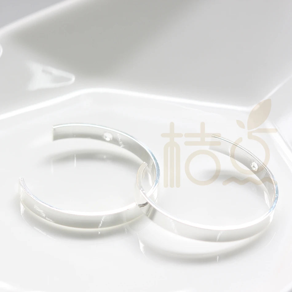 Premium Plated Solid Brass Moon - C Shape - Circle - 22.8x20.8mm (4087C)