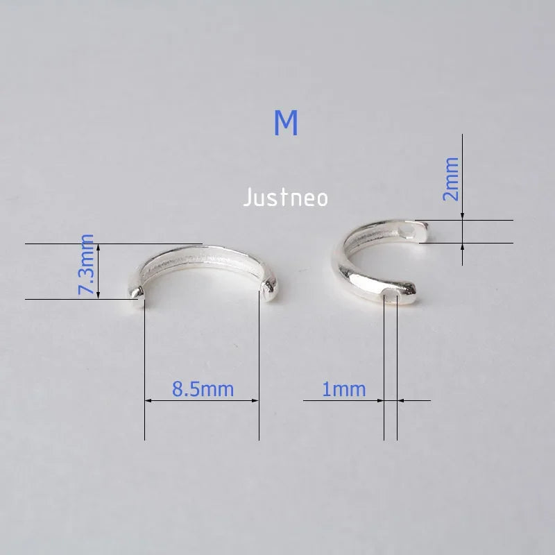 solid 925 sterling silver semicircle Bead Frame, spacer loose bead with 1mm hole jewelry diy components accessories
