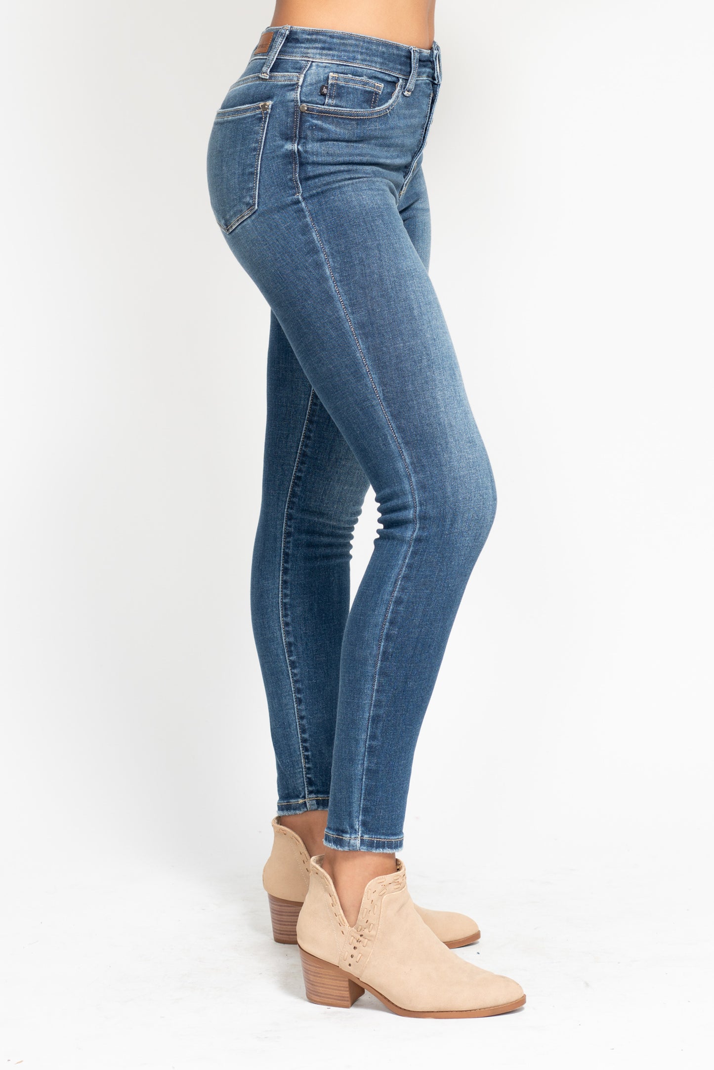 Judy Blue Jeans (NP) - High Waist Button Fly Skinny