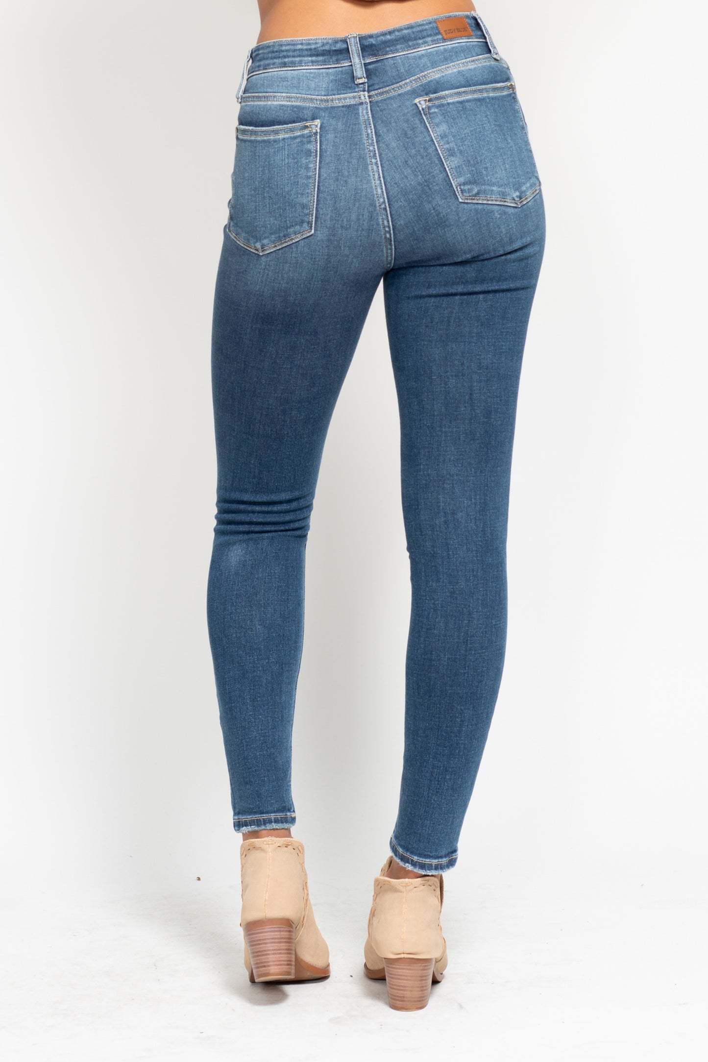 Judy Blue Jeans (NP) - High Waist Button Fly Skinny