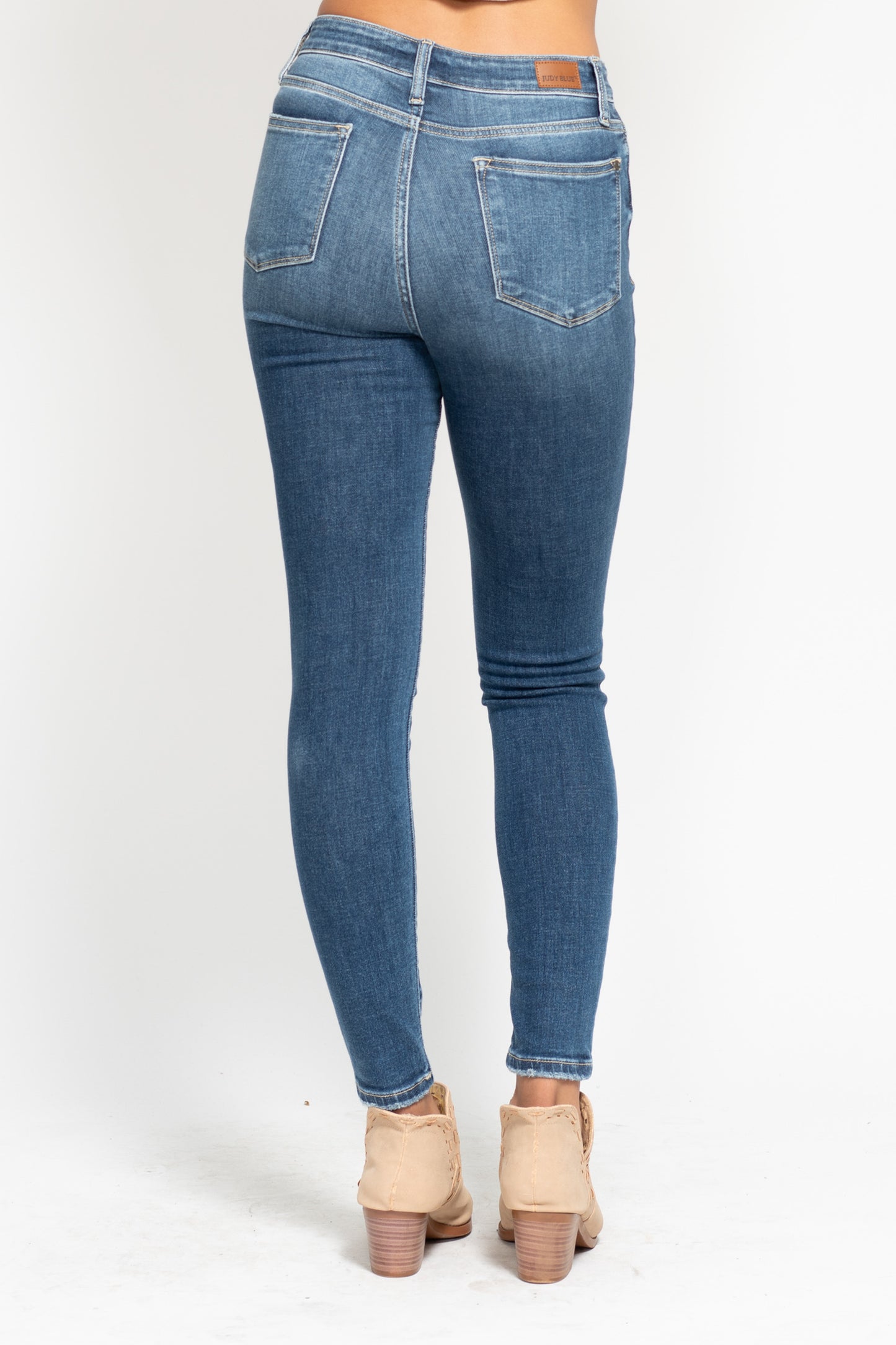 Judy Blue Jeans (NP) - High Waist Button Fly Skinny