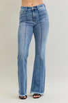 Judy Blue Jeans (NP) - High Waisted Fray Hem Flare