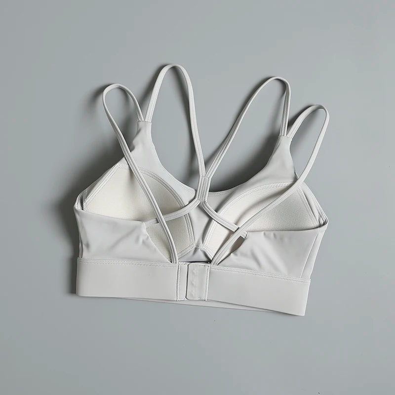 Skin-tight Beautiful Back Sports Bra for Women, Anti-shock, Anti-sagging, High Strength Fitness Bra, All-in-One Yoga Vest, Fall
