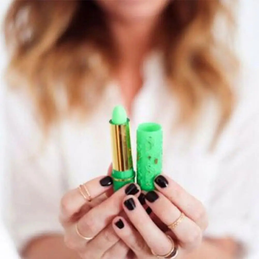 Color Changing Lipstick Long Lasting Balm Dark Green Magic Lipgloss Butterfly Lip Tint Cosmetics Makeup Lipstick 6pc/set