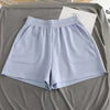 Casual Women's Shorts High Waist Summer Sports Shorts With Pocket Loose Homewear Bottoms Girls Homewear Wide Leg Sweat Short