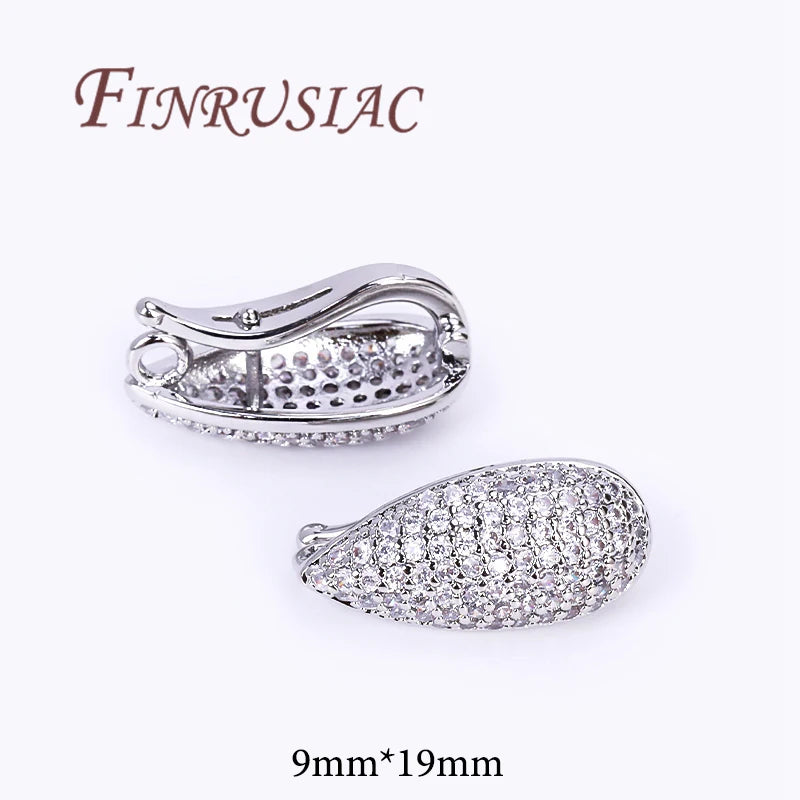 18K Gold Plated Brass Butterfly Clasps For Jewelry,Fasteners For Bracelets,Necklace Clasp Findings,DIY Jewelry Accessories