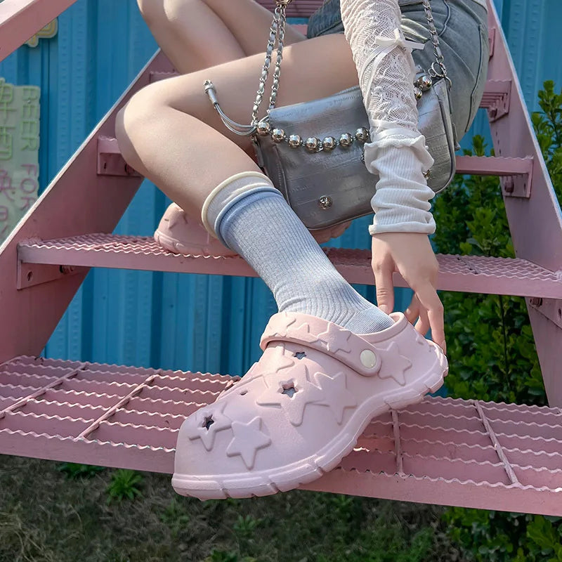 Women’s New Summer Sandals Thick Sole Non Slip Design Footwear Comfortable Walking Shoes Fashion Casual Slip on Slides