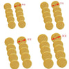 10pcs 6-9cm Yellow Face Round Makeup Remover Tool Wood Sponge Cellulose Cosmetic Puff Cleansing Sponge Facial Washing Sponge