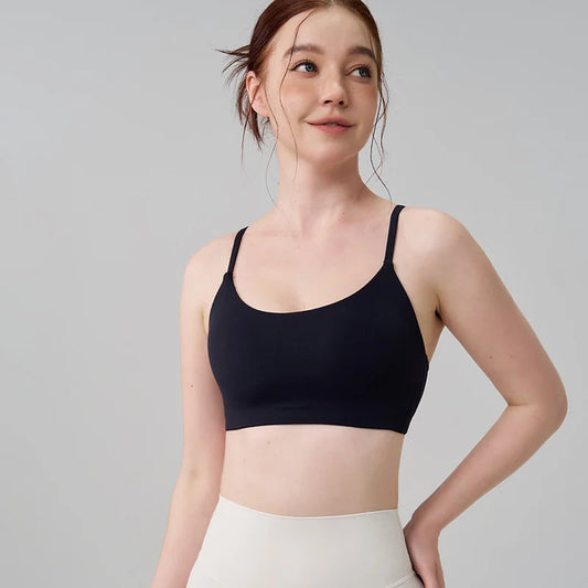TRY TO BN Sports Bra Gym Sexy Back Push Up High Impact Shockproof Underwear Naked Crop Top Fitness Mujer Workout Women Yoga Bras
