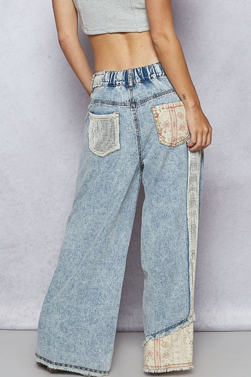 POL (NP) - Boho Pants with Patches