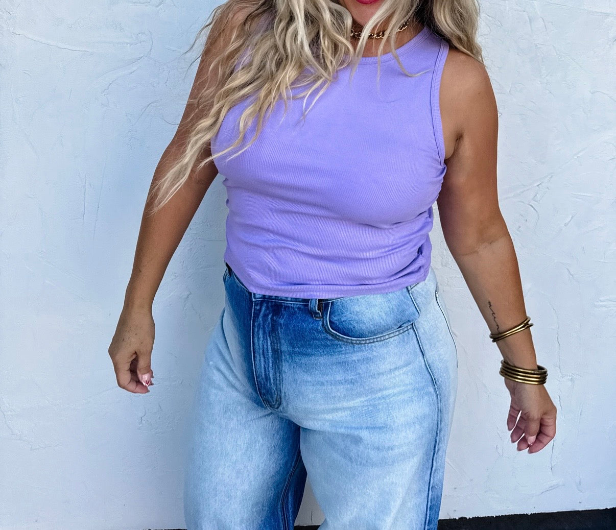 Ribbed Tank Top (NP) -  4 Colors  Plus