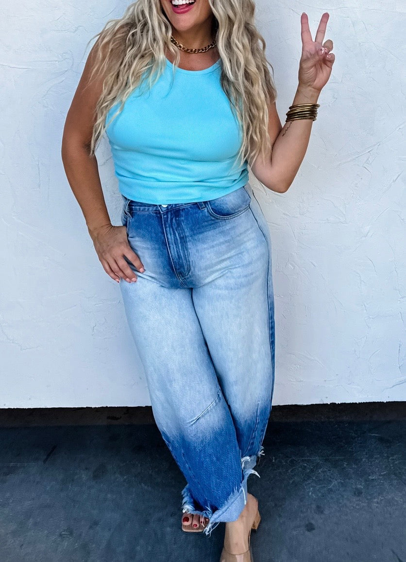 Ribbed Tank Top (NP) -  4 Colors  Plus