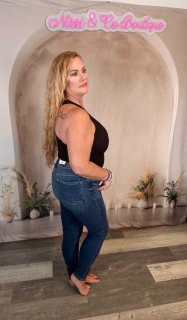 Judy Blue Jeans (NP) - High Waist Button Fly Skinny