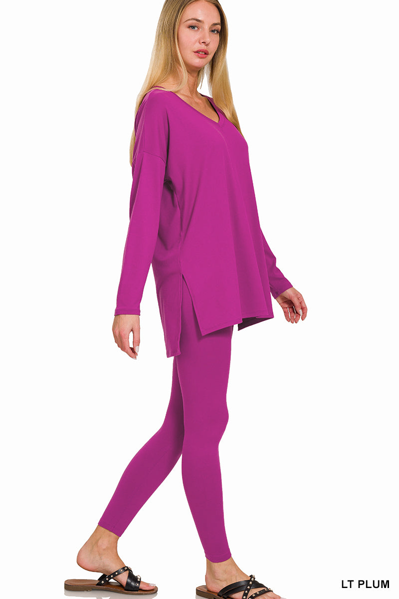 Zenana - (NP) Long Sleeve Microfiber Set, 6 colors!