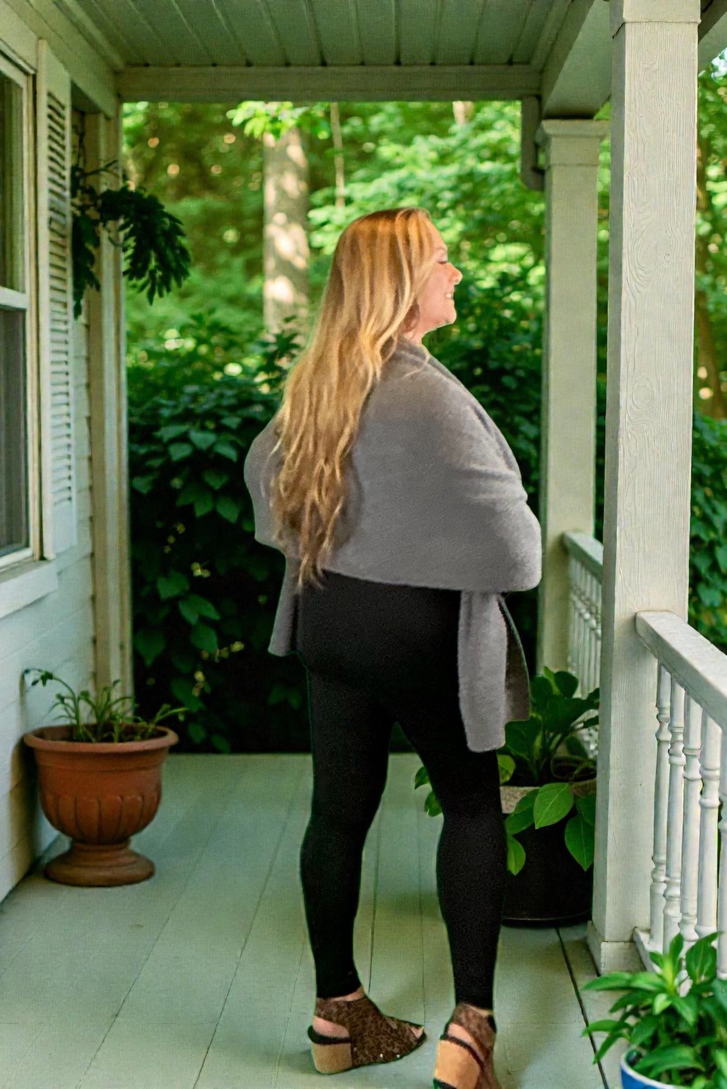 You Shawl Wrap Yourself in Softness and Style (NP) - Cozy Shawls and Blazers!