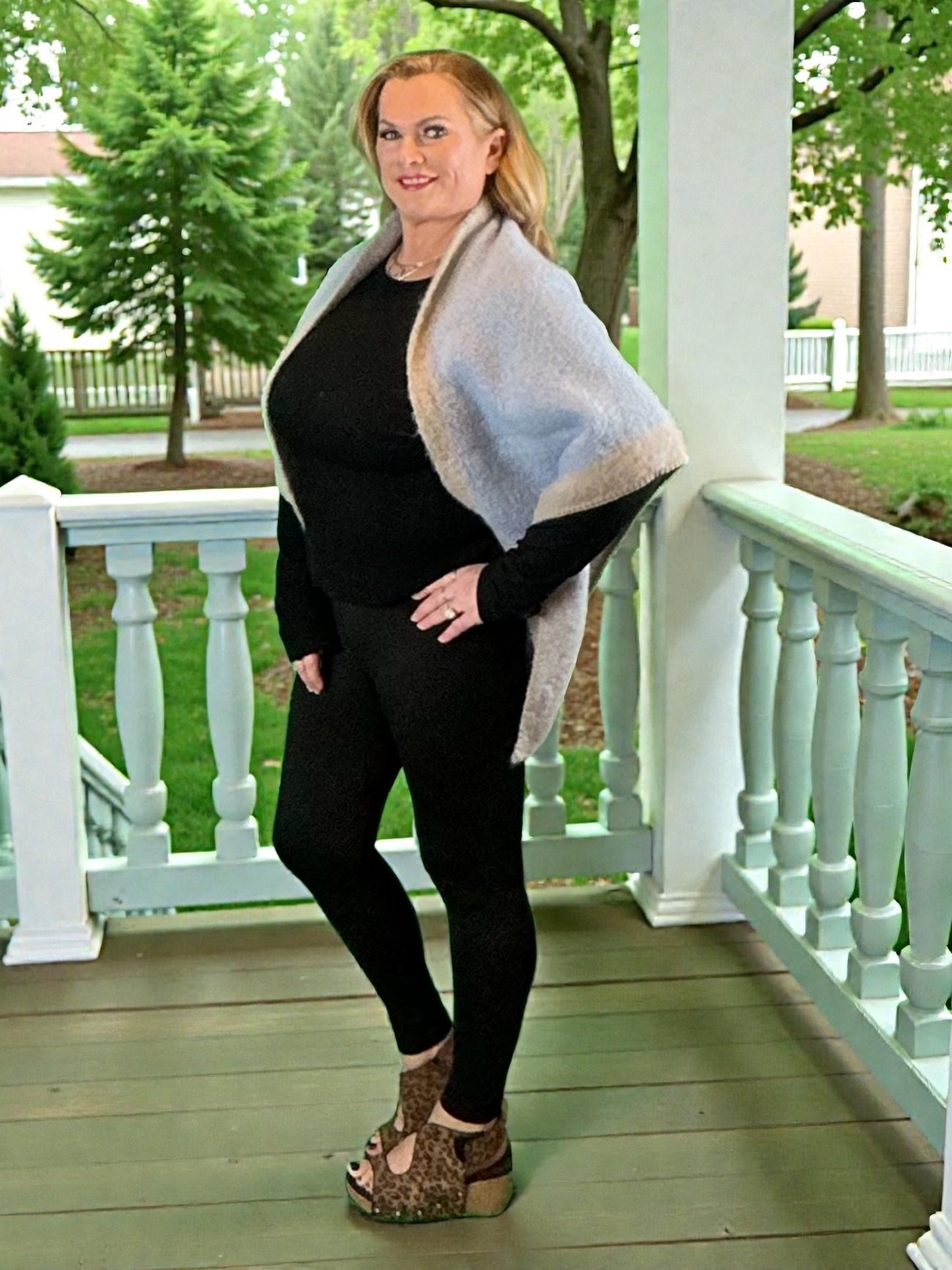 You Shawl Wrap Yourself in Softness and Style (NP) - Cozy Shawls and Blazers!