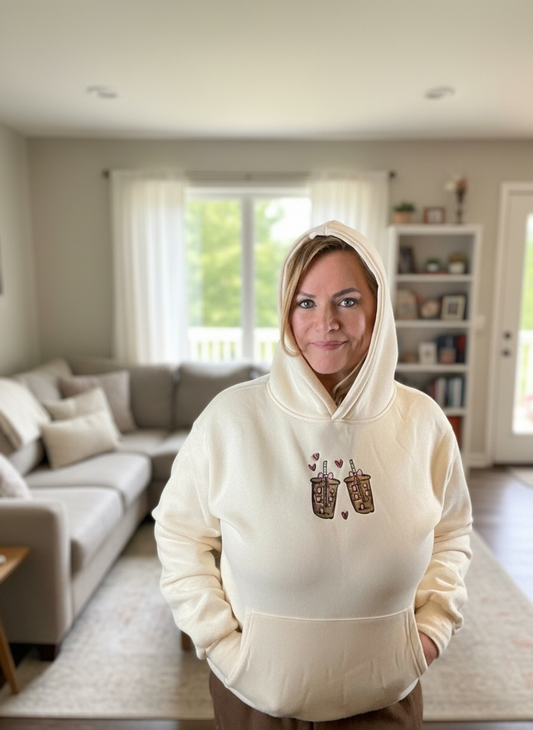 Happy Camp3r (NP) - Latte Love Hoodie