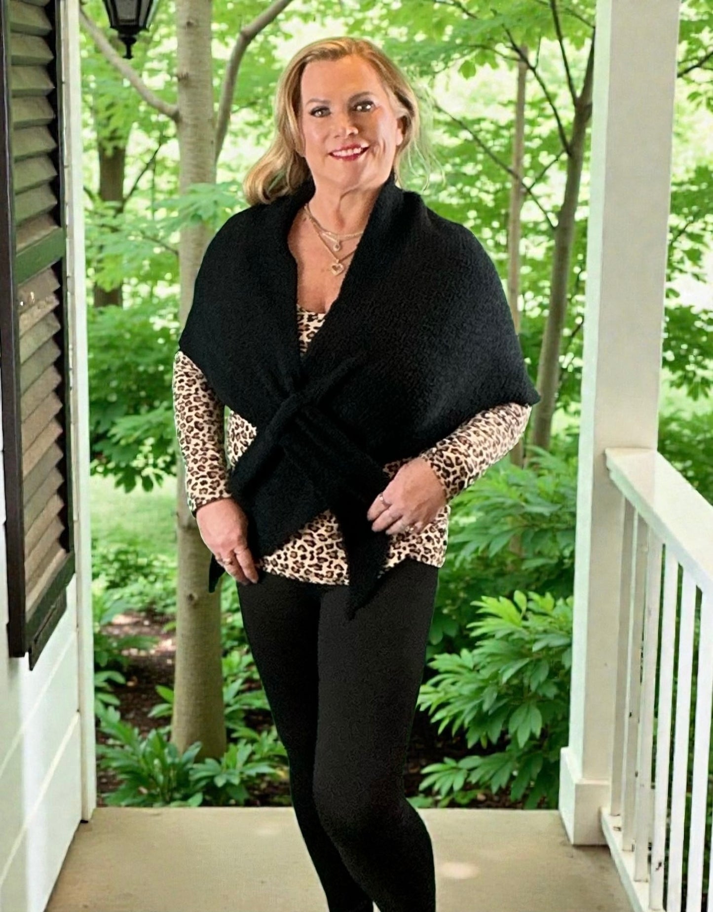 You Shawl Wrap Yourself in Softness and Style (NP) - Cozy Shawls and Blazers!