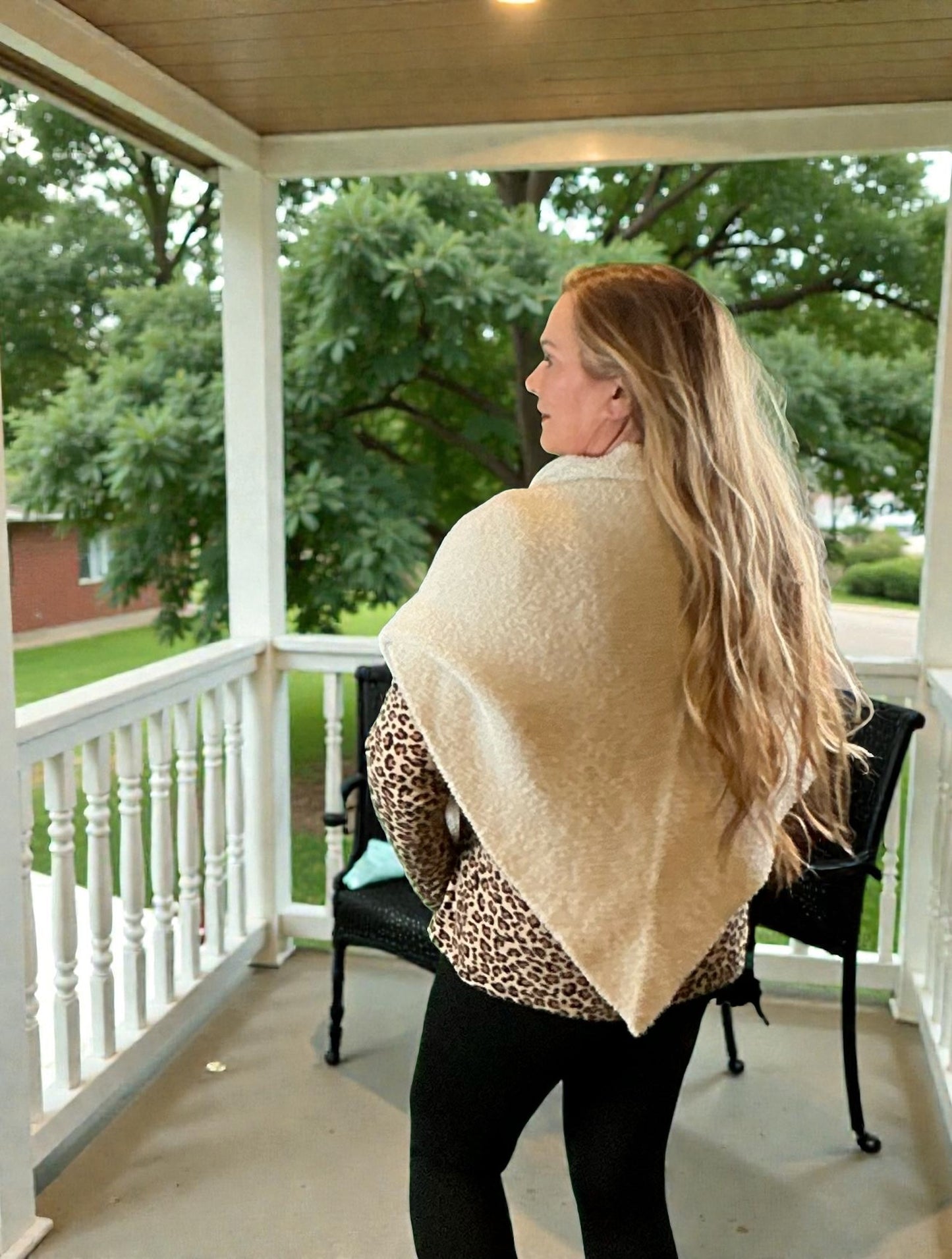 You Shawl Wrap Yourself in Softness and Style (NP) - Cozy Shawls and Blazers!