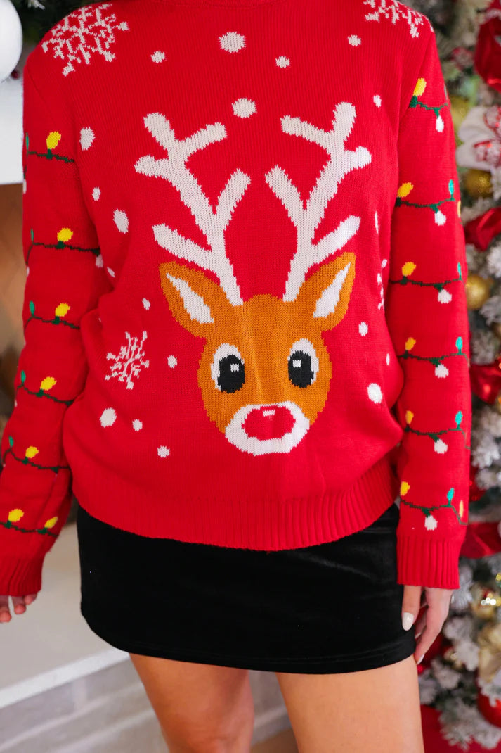 Nik's Picks (NP) - Reindeer Holiday Sweater