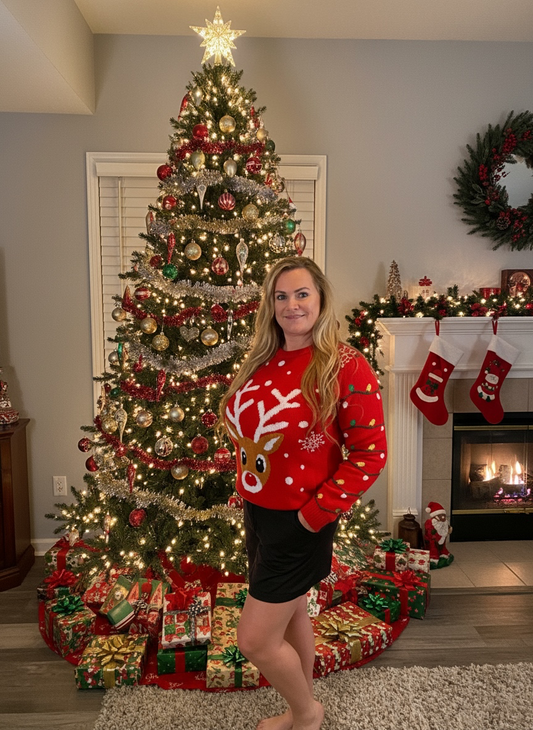 Nik's Picks (NP) - Reindeer Holiday Sweater