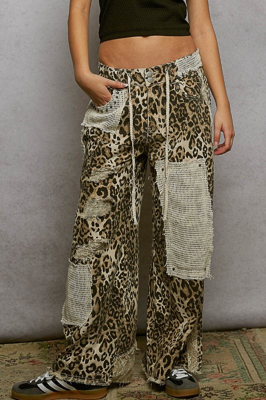 POL (NP) - Boho Pants with Patches