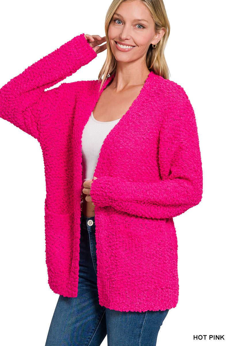 Zenana - (NP) - Cardigans with Pockets, 11 colors!