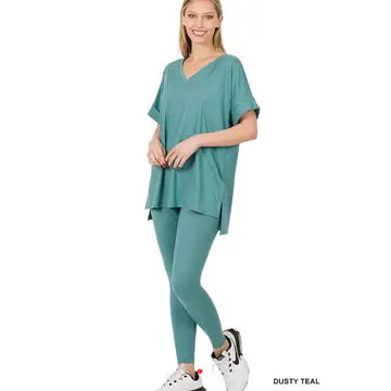 Zenana - (NP) - Short Sleeve Microfiber Set, 17 colors!