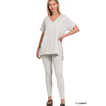 Zenana - (NP) - Short Sleeve Microfiber Set, 17 colors!