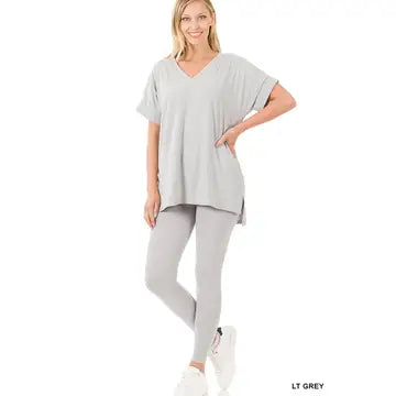 Zenana - (NP) - Short Sleeve Microfiber Set, 17 colors!