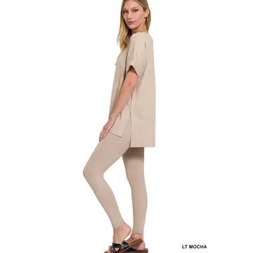 Zenana - (NP) - Short Sleeve Microfiber Set, 17 colors!