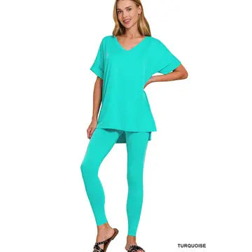 Zenana - (NP) - Short Sleeve Microfiber Set, 17 colors!