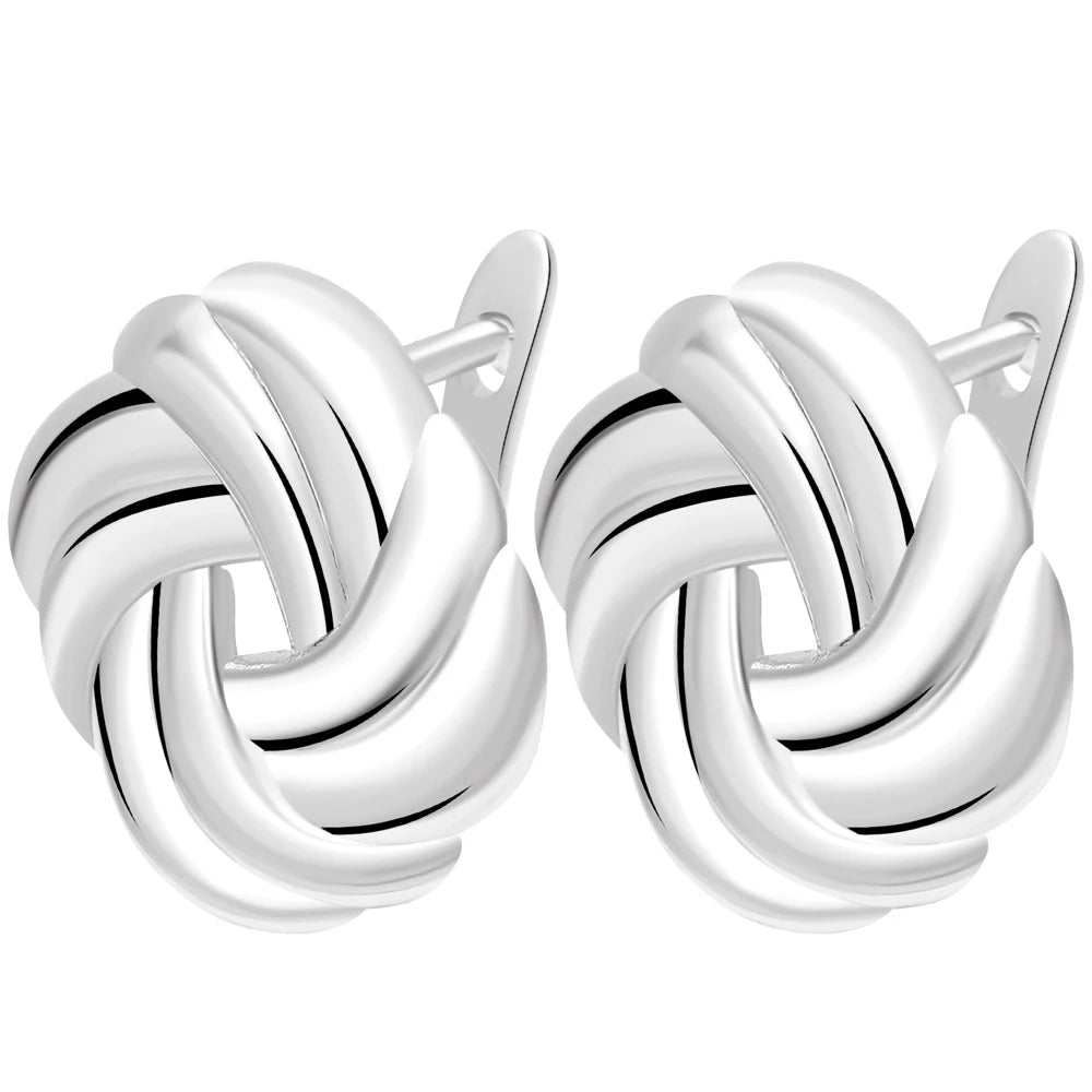 Juya 2Pcs Antiallergic Earwire Fasteners Basic Fixtures Earring Hook Clasps Accessories For DIY Women's Charms Earrings Making