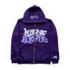 Men Women Hoodie Long Sleeve Letters Print Zipper Closure Sweatshirt Jacket with Pockets