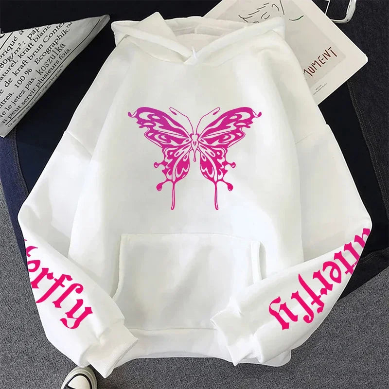 Versatile Women's Sweatshirts Hot Sales Autumn Winter Pullovers Hoodies Woman Style Fashion Casual Sports Print Daily Simplicity