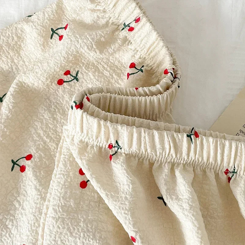 Women Shorts Summer Homewear Love Printed Lace Panties Pajamas Bottoms Fashion Safety Short Pants Girls Loose Sleeping Pants