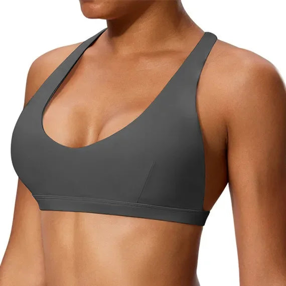 Pad Yoga Bra Clothing Running shockproof Underwear Workout Top Women Fitness Gym Exercise Push up Sports Bra