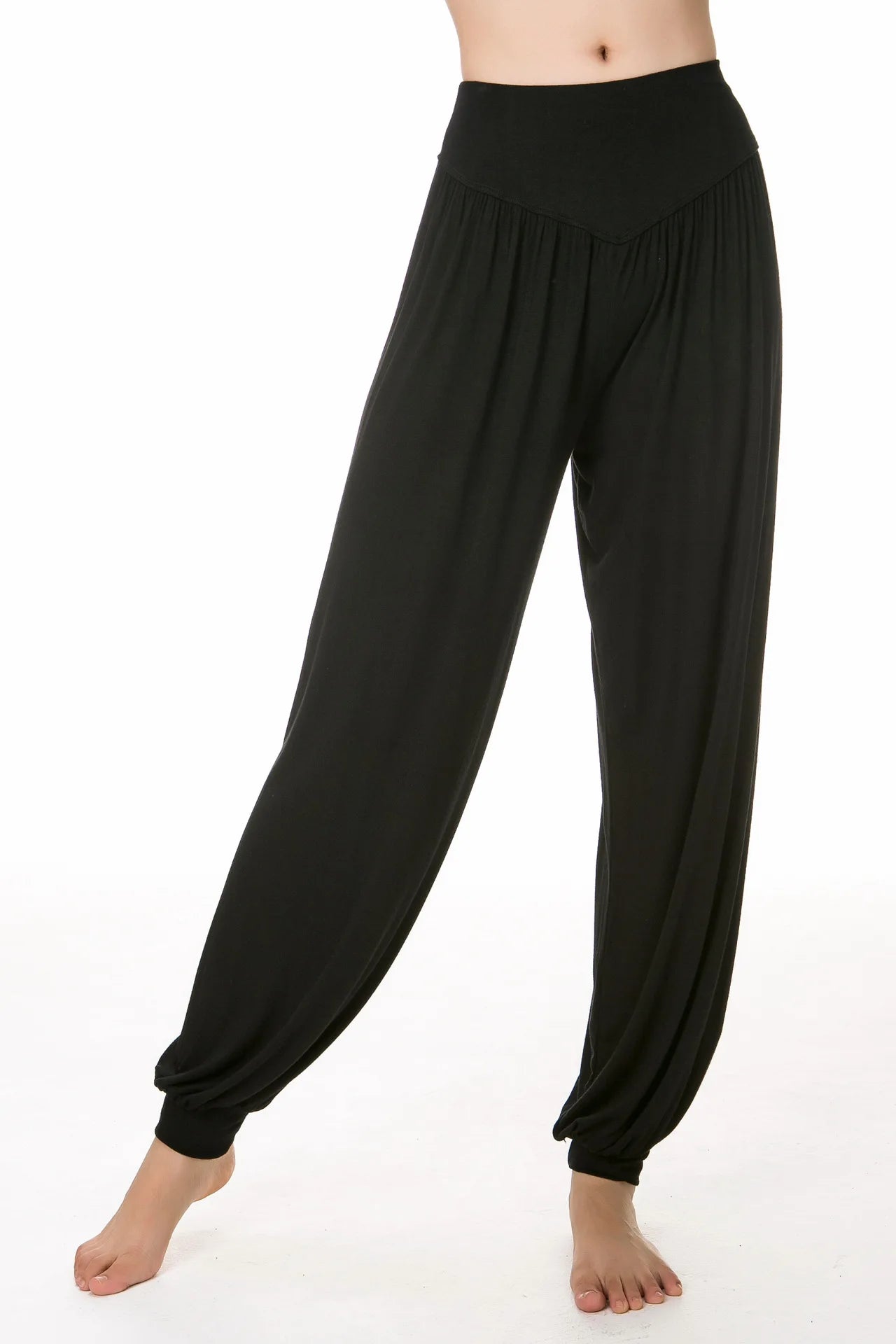 New Casual Loose Leisure Dance Long Modal Pants Loose Sports Pants Soft Women Solid Bloomers Fitness Sports Yoga Pantss