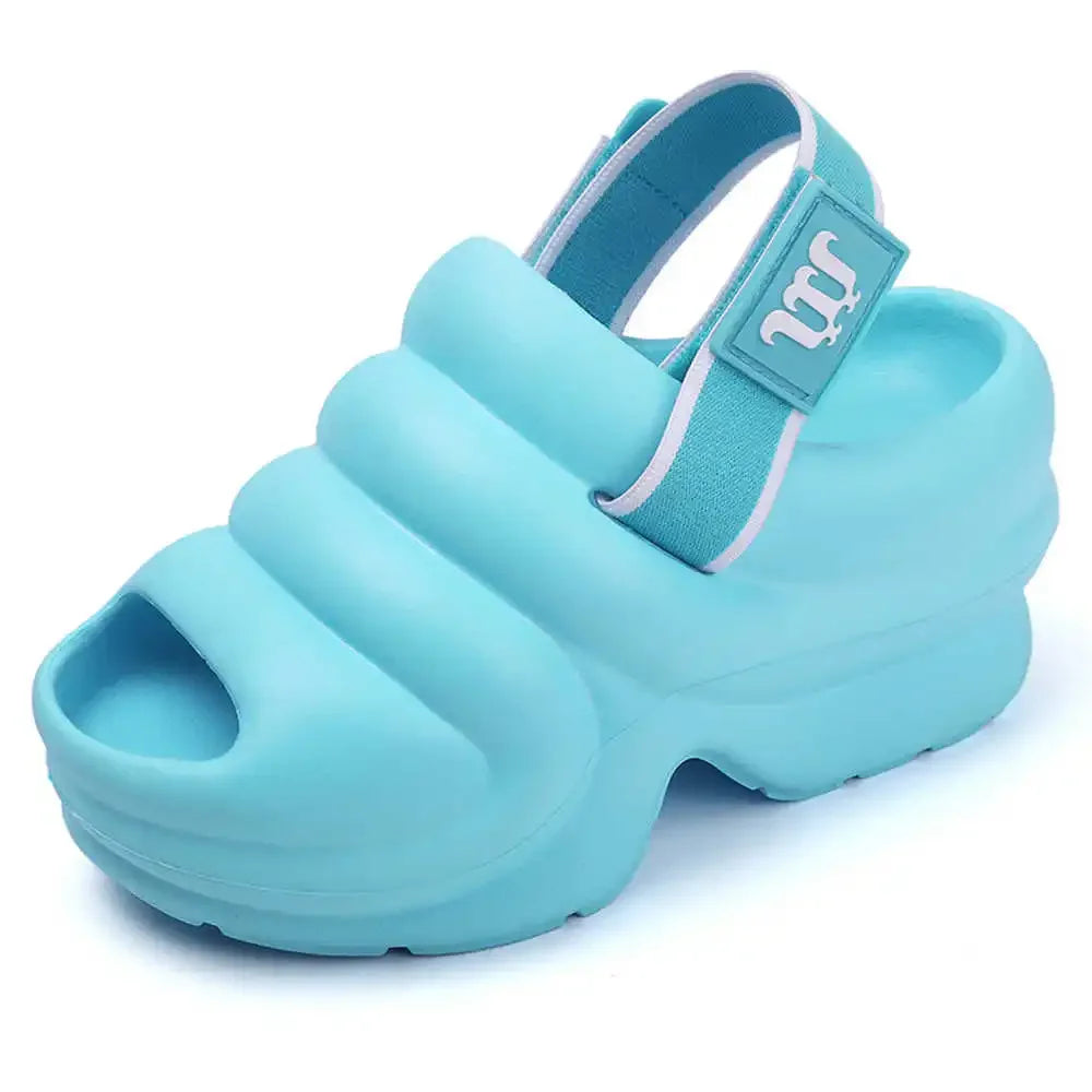 Platform Round Tip Womens Luxury Flat Sandals Slippers For Summer Shoes Plus Size Sneakers Sport Top Grade Global Brands