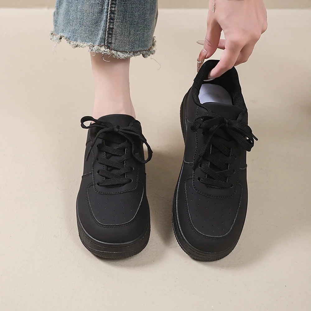Tennis Sneakers Woman Spring Autumn Sports Board Shoes Fashion Comfort Colorful Casual Academy Style Little White Shoes Female
