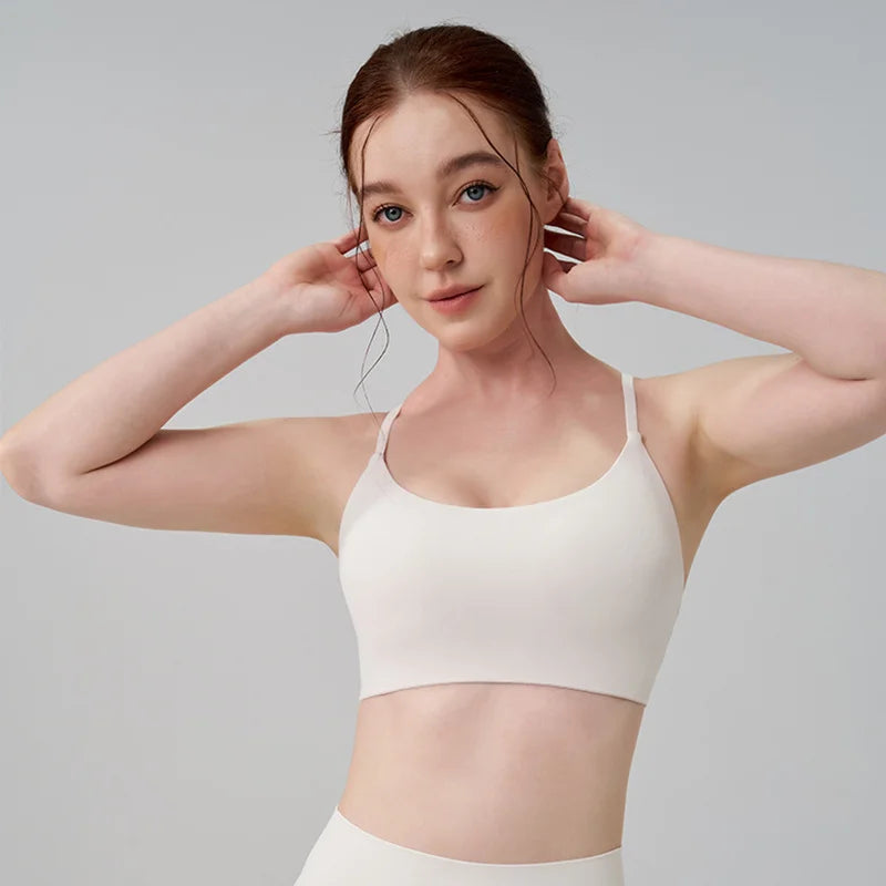 TRY TO BN Sports Bra Gym Sexy Back Push Up High Impact Shockproof Underwear Naked Crop Top Fitness Mujer Workout Women Yoga Bras