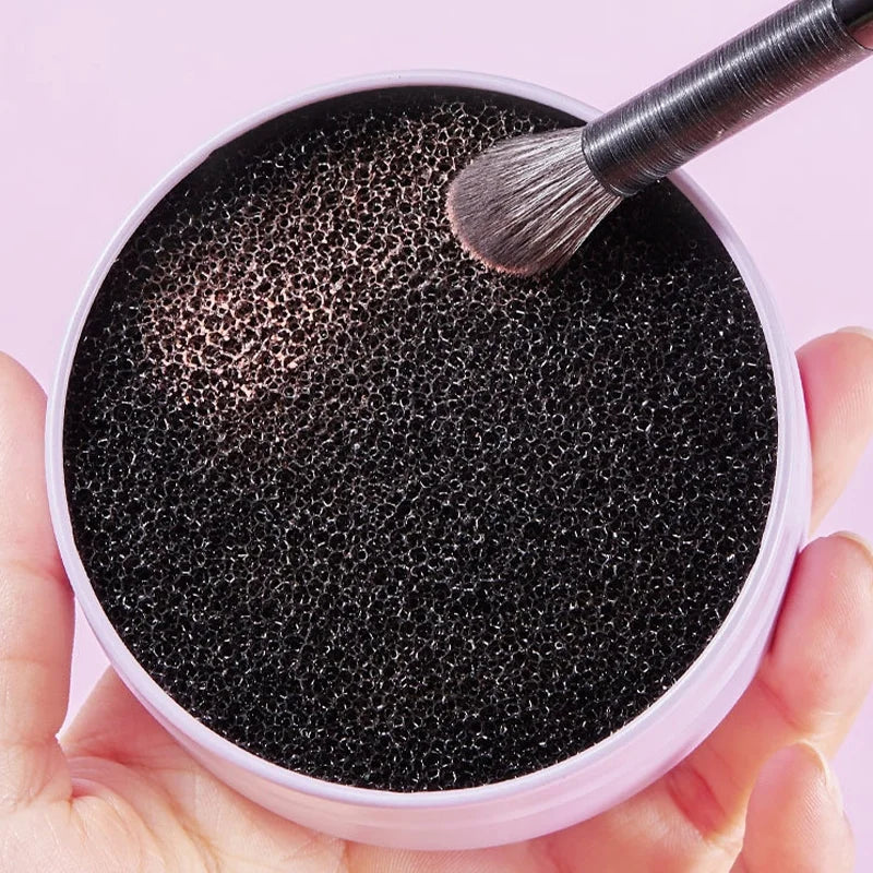 Makeup Brush Cleaning Box Quick Clean Sponge Eyeshadow Brushes Dry Cleaner Cosmetic Wash Clean Powder Tool Makeup Accessories