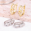 Juya 2Pcs Antiallergic Earwire Fasteners Basic Fixtures Earring Hook Clasps Accessories For DIY Women's Charms Earrings Making