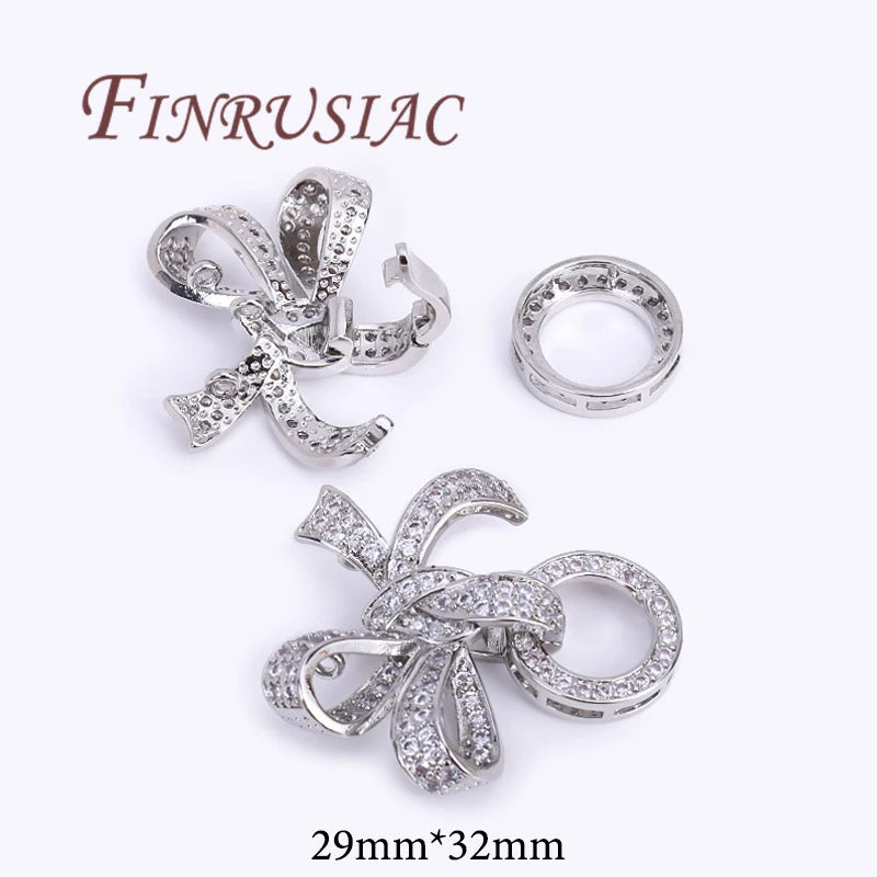 18K Gold Plated Brass Butterfly Clasps For Jewelry,Fasteners For Bracelets,Necklace Clasp Findings,DIY Jewelry Accessories