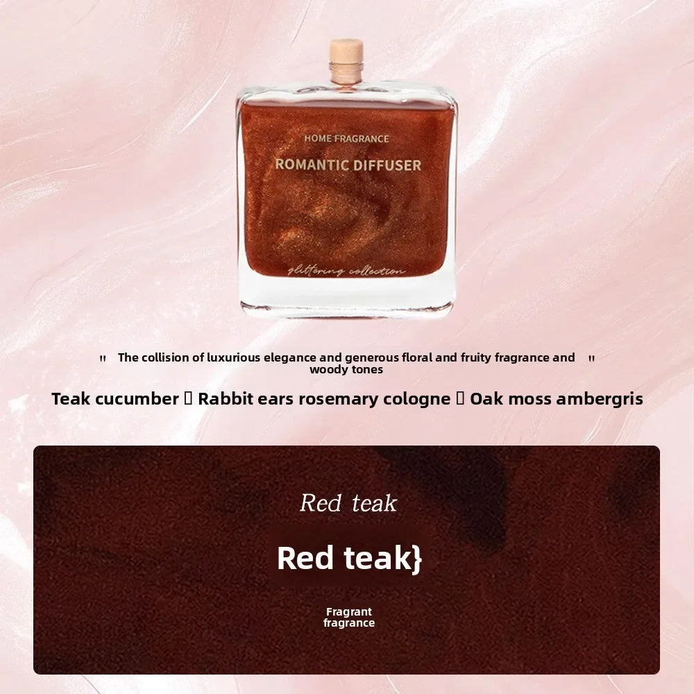Advanced Quicksand Perfume, Floral Notes, Plant Essential Oil, Home Decoration, Fresh Air, Odor and Fragrance, Reed Diffuser.