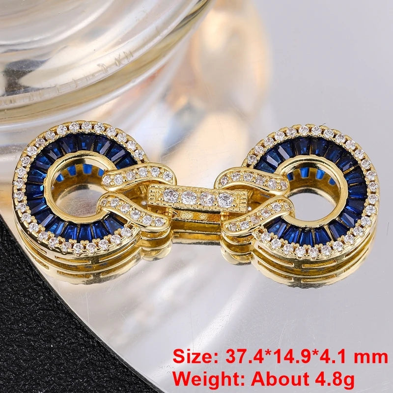 Juya Handmade Designer Decorative Fastener Hooks Clasps for DIY Beadwork Crystal Pearl Jewelry Making Closure Locks Accessories